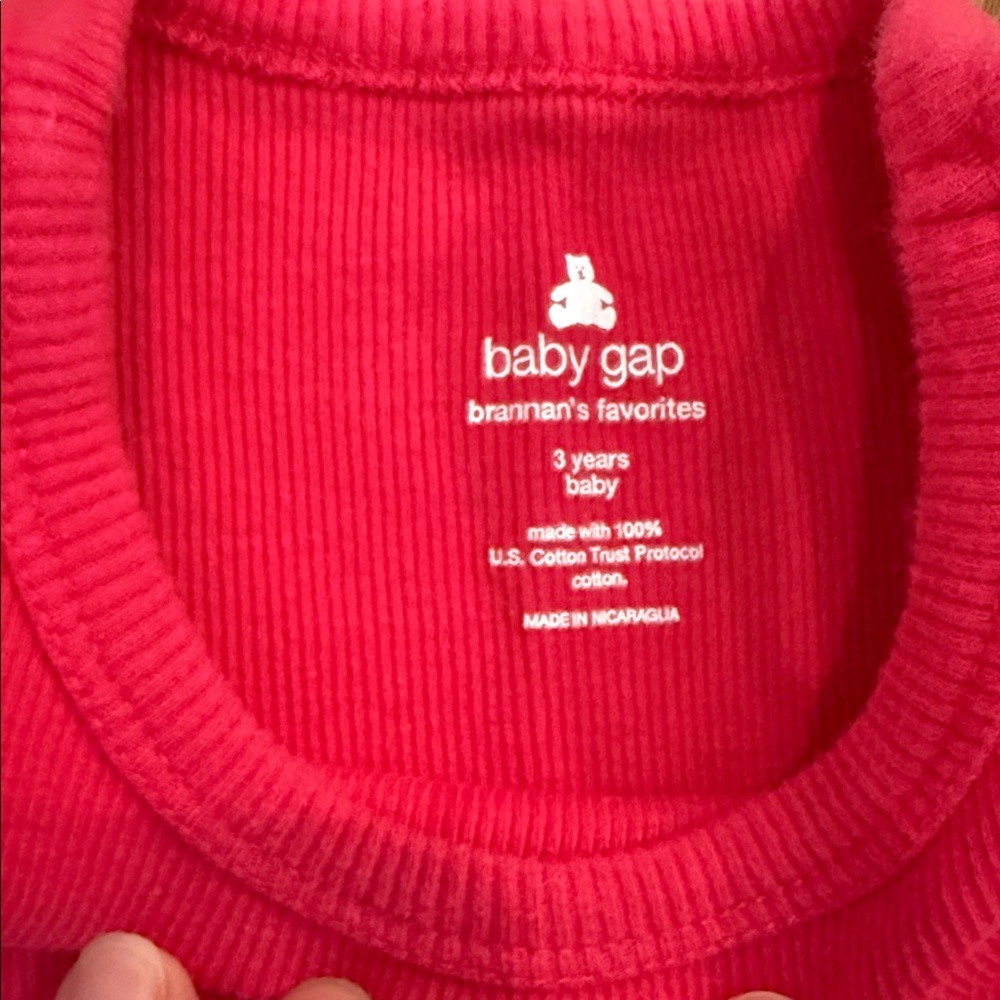 Baby GAP Pink Long Sleeve Top and Pants Set - Picture 7 of 9